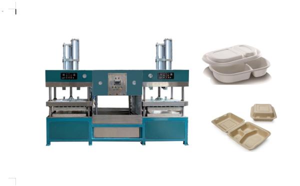 Buy cheap 1100mm x 800mm Machine Molding Area Sugarcane Bagasse Plates Machinery from wholesalers