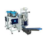 Automatic Counter Filling Screws Label Tag Seal Packaging Machine