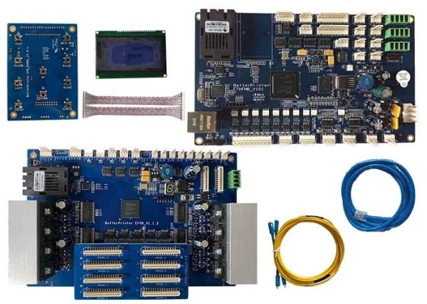 Buy cheap Gigabit network XP600 four head Better Printer inkjet print board ,photo printer control system from wholesalers