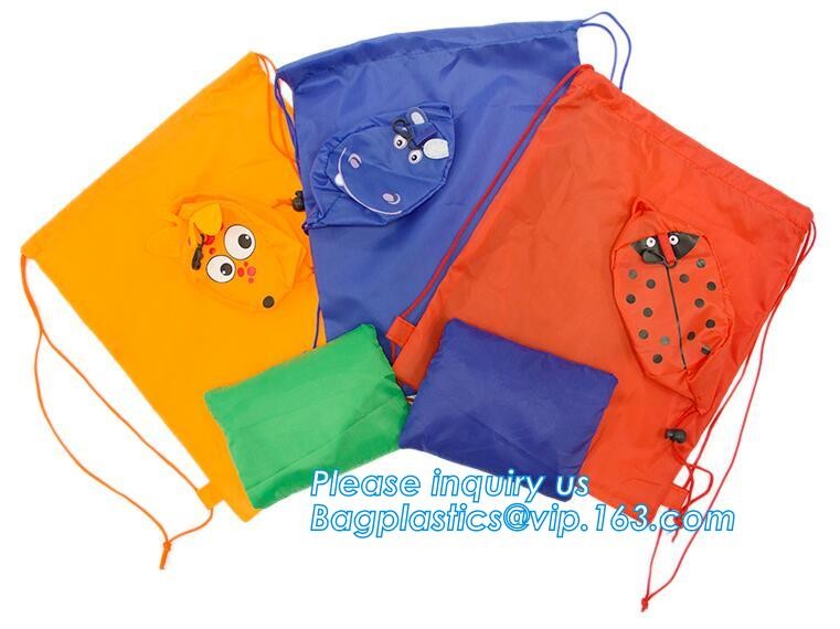 Polyester fabric drawstring bag /advertising pull rope backpack cloth bag /nylon shoulder pocket customization BAGEASE