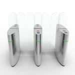 0.7s/person Airport Swing Gates Speed Gate Turnstile IP54