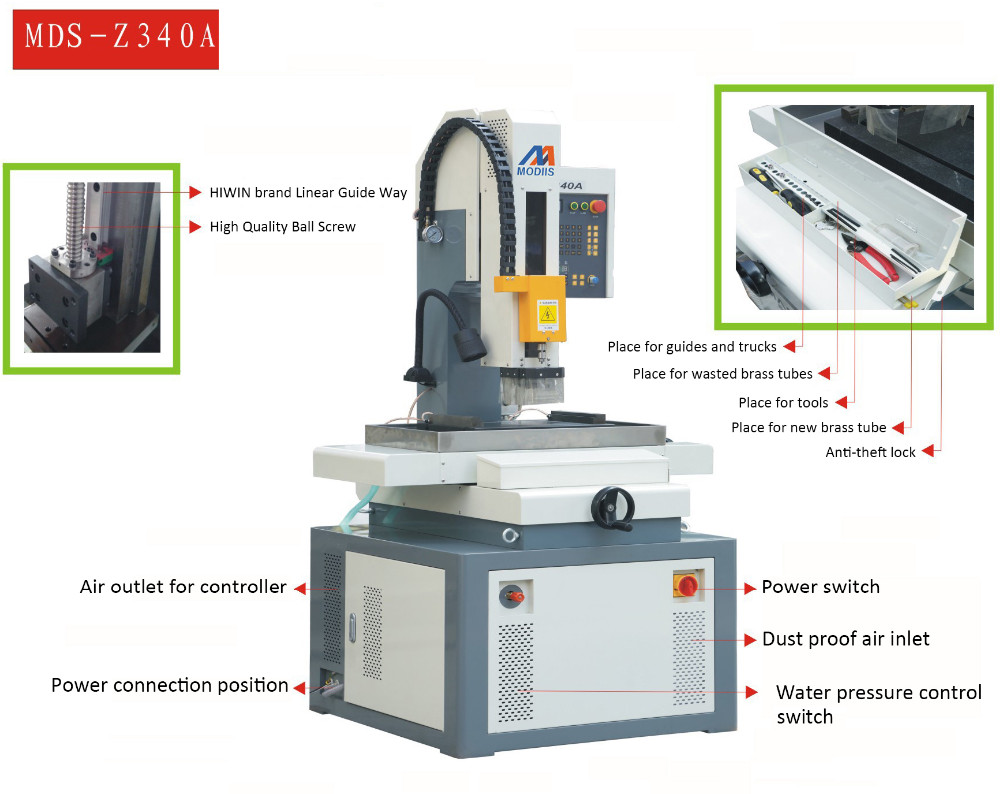 Super EDM Hole Drilling Machine Fast Processing Speed And Low Consumption