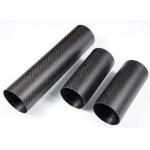 UV-Resistant Carbon Fiber 3K Matte Twill Tube 40X37mm 1000mm Long High Corrosion