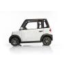 Buy cheap Battery Powered Electric City Car With 4 Seats All Electric Vehicles White Color from wholesalers