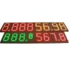 Buy cheap 25mm Thick Gas Station LED Price Board Remote Control Led Price Display from wholesalers