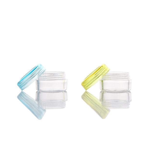 Buy cheap Cosmetic Package Transparent 30g Mini Plastic Jars With Lids from wholesalers