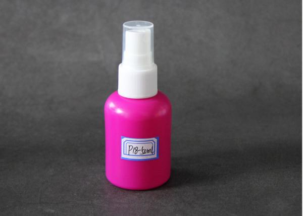 Buy cheap Pink 50ml Plastic Spray Bottle , Empty Plastic Containers Stick Label from wholesalers