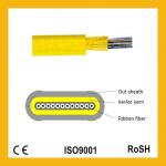 High Density Compact SM 24 Strand LSZH Indoor Ribbon Fiber Optic Cable