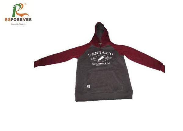 Buy cheap Mens 100 Cotton Hoodie Pullover , Basic Warm Hooded Sweatshirt Coat Custom from wholesalers