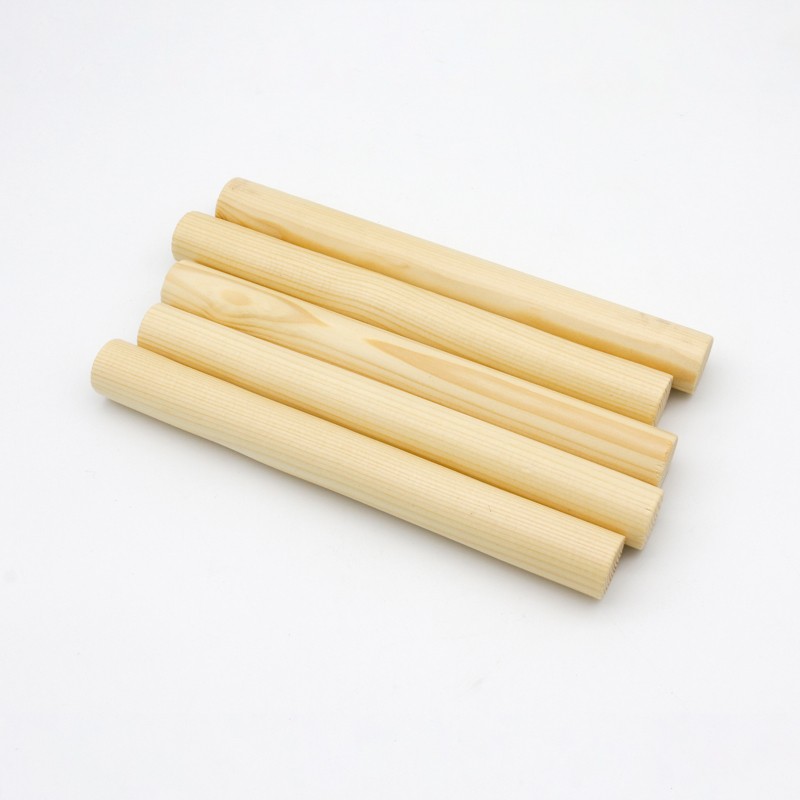 Pine Wood Cudgel Board For Product Accessories | Cylindrical Stick