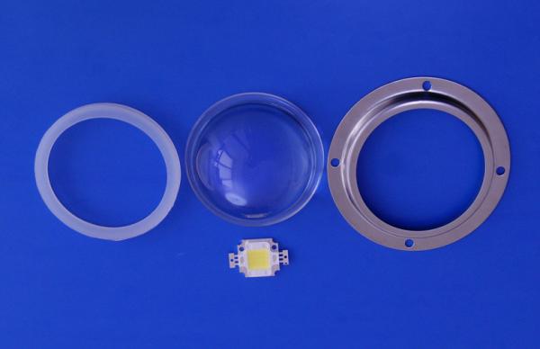 Buy cheap 50W Led Glass Lens / LED Optical Lens For Led light , 60 degree Beam Angle from wholesalers