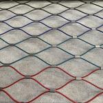 Colored Stainless Steel Rope Wire Mesh Ferrule 316 Inox Webnet 7X19