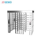 Double Door Full Automatic Full Height Pedestrian Turnstiles Access Control