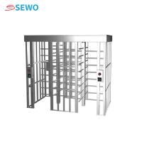 Buy cheap Double Door Full Automatic Full Height Pedestrian Turnstiles Access Control product