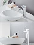 ODM Waterfall Basin Taps SUS304 Single Hole Bathroom Faucet