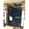 Buy cheap Customized Tempered Glass Shower Enclosure Black Tempered Glass With Hinge from wholesalers