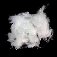 Buy cheap Anti Distortion Recycled Polyester Staple Fiber White Color For Non Woven product