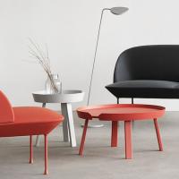 Buy cheap Small Side Round Metal Coffee Table Muuto Around Solid Wood Table Concise Design product
