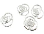 Rhodium Plated Silver 925 Jewelry Set with 7 US Size Ring Now