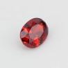 Buy cheap 8*12mm Coloured moissanite Oval Blood Red Crystal Glass Moissanite for Engagement Rings from wholesalers