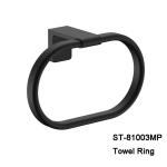 Fancy Decorative Stainless steel Black Finishing Bathroom Accessories Wall