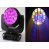 Buy cheap 19 X 15w Big Led Moving Head Wash Light 200W Total Power For Secondary Stage from wholesalers