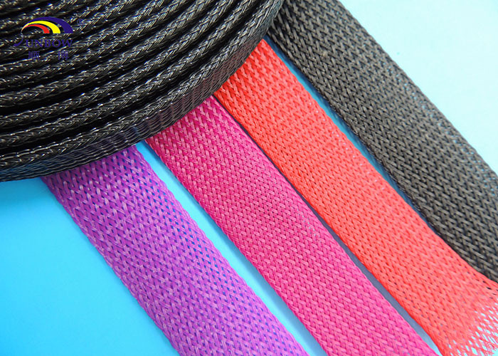 Anti-abrasive PET monofilament braided expandable Sleeving