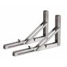 Buy cheap Plating Blanking 2mm Folding Shelf Steel Frame Brackets from wholesalers
