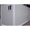 Buy cheap White Color Modular Container House 6000mm * 3000mm * 3000mm With Sliding Window from wholesalers