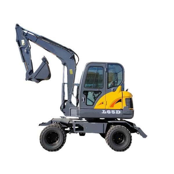 Buy cheap Mini Excavator Digger Hydraulic 6.5 TON Compact Excavators Machine Wholesale Mini Wheel Excavator from wholesalers