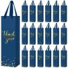 Buy cheap Custom Printed Kraft Paper Wine Bottle Gift Shopping Bag with Hand Length Handle from wholesalers