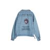 Buy cheap Printed Women ' S Denim Coats & Jackets Light Wash Trucker Over Size Fit from wholesalers
