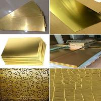 Buy cheap 2" Copper Alloys 3600 405 411 425 450 462 ASTM OFHC C10100 Brass Sheet Plate product