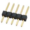 Buy cheap PCB Mounting Straight Pin Header , 1x5 pin Pitch 2.54mm Pin Header from wholesalers