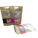 Recycled Popcorn Small Food Craft Brown Kraft Paper Bags Custom Print Wholesale