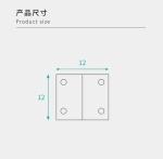 12x12mm Metal L-Brackets, Furniture Hardware For Flat-Pack Furniture