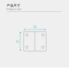 Buy cheap 12x12mm Metal L-Brackets, Furniture Hardware For Flat-Pack Furniture from wholesalers