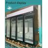 Buy cheap Commercial 4 Glass Doors Beverage Display Fridge With Digital Temperature Controller from wholesalers