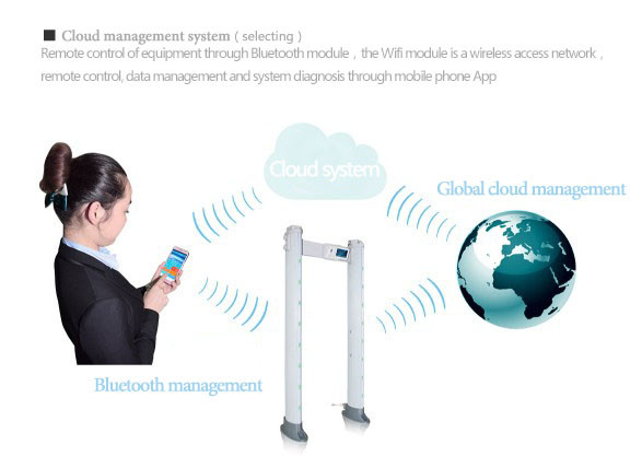 Railway Station Inspection 255 Level Door Frame Metal Detector