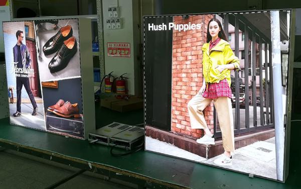 Buy cheap 38mm Depth Custom LED Frameless Fabric Light Box For Shopping Mall Display from wholesalers
