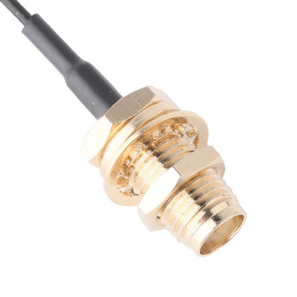 Buy cheap ROHS RF SMA F JACK To MHF Plug For 1.37mm RF Black Cable 50Ω OEM/ODM from wholesalers