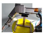 Handheld Double Motor- Laser Welding Head for 2000W Laser Cutting Aluminium