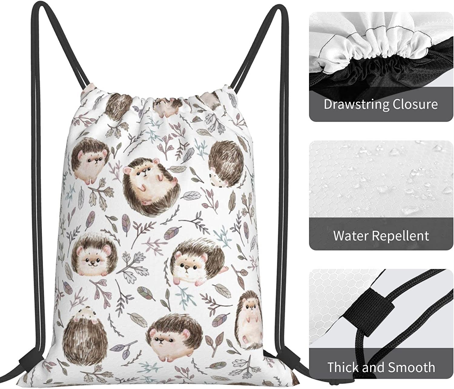 Recyclable And Durable Backpack Bag Sport Gym Sack Drawstring Bag String Bag Yoga Bag