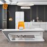 Buy cheap Solid Surface L Shaped Executive Desk Anti Pollution OEM ODM Available from wholesalers