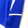Buy cheap Stripe Twill Retro Soccer Shirts Blue V Neck Football Jersey from wholesalers