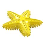 Natural Rubber New Design Starfish Shape Dog Chew Toy Dental Cleaning Toothbrush