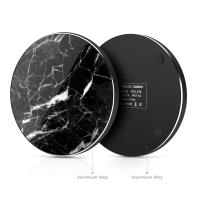 Buy cheap Real Marble Aluminum Wireless Charger With LED Lamp Illumination Fast Charging product