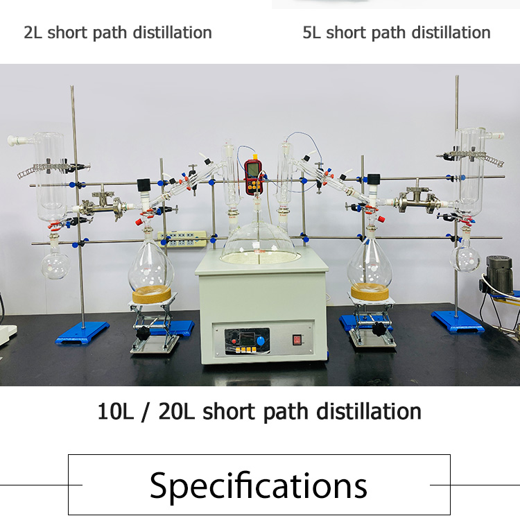 Oils Cbd Short Path Distillation System for Lab