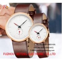 Buy cheap wholesale Couple watch Pu watch Round dial alloy case quartz watch fashion watch product