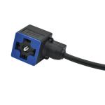 IP65 Solenoid Valve Connector 2 + PE / 3 + PE Pin PG7 PG9 Size Square LED Cable